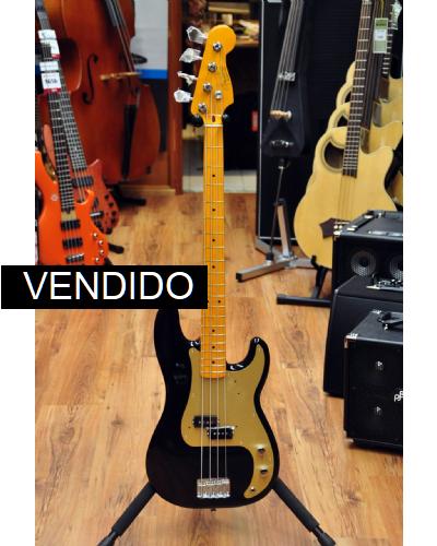 Fender Classic Series 50's Precision Bass Lacquer Black-Maple